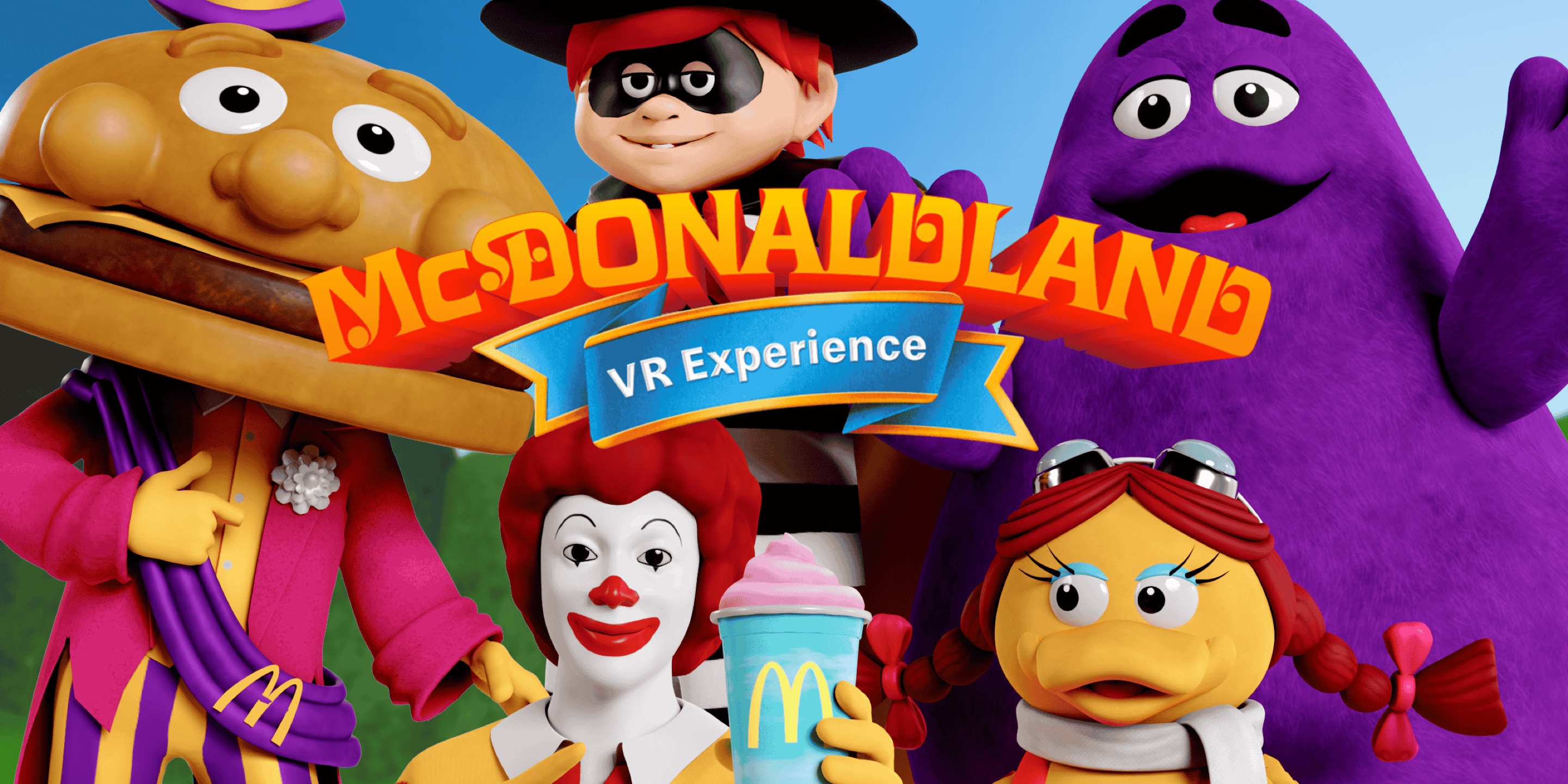 McDonaldland VR experience featuring classic McDonaldland characters