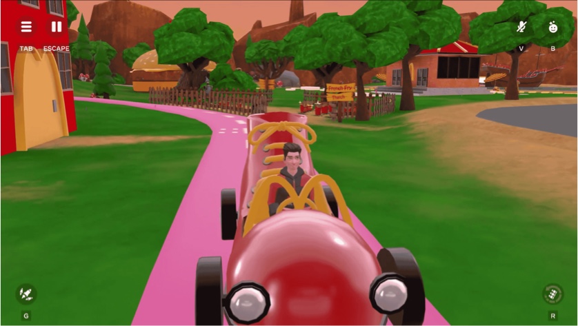 McDonaldland VR Shoe Car experience